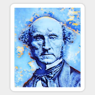 John Stuart Mill Portrait | John Stuart Mill Artwork | John Stuart Mill Painting 13 Sticker